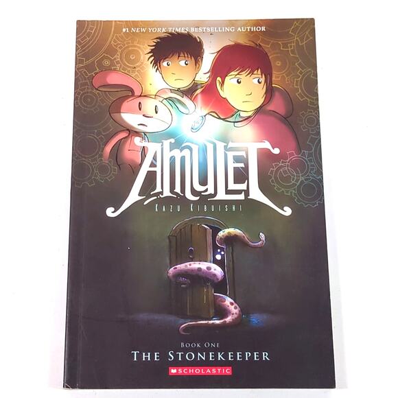 Amulet Book One: The Stonekeeper Graphic Novel (Scholastic, 2008) 1st Volume - Picture 1 of 3